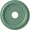 Ekena Millwork Traditional PVC Medallion (Canopies up to 9 1/2"), 16"OD x 3 1/2"ID x 1 3/8"P, Metallic Sea Mist CMP16TRFSM - alternate 1